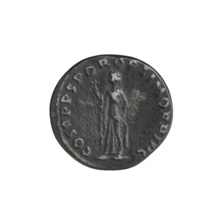 Denarius, Trajan (53–117; Roman emperor 98–117). Obverse: head of Trajan right, decorated with a