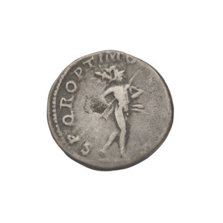 Denarius, Trajan (53–117; Roman emperor 98–117). Obverse: head of Trajan in laurel wreath facing