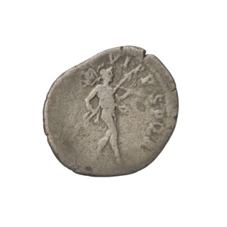 Denarius, Trajan (53–117; Roman emperor 98–117). Obverse: head of Trajan in laurel wreath facing