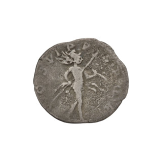 Denarius, Trajan (53–117; Roman emperor 98–117). Obverse: head of Trajan in laurel wreath facing