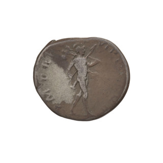 Denarius, Trajan (53–117; Roman emperor 98–117). Obverse: head of Trajan in laurel wreath facing
