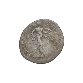 Denarius, Trajan (53–117; Roman emperor 98–117). Obverse: head of Trajan in laurel wreath facing