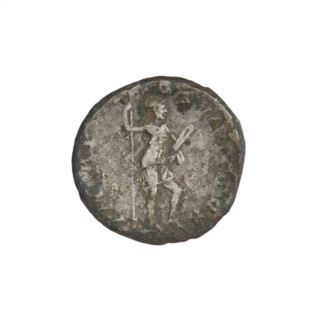 Denarius, Trajan (53–117; Roman emperor 98–117). Obverse: head of Trajan in laurel wreath facing