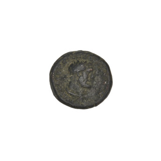 Quarter, Trajan (53–117; Roman emperor 98–117). Obverse: head of Hercules in a laurel wreath facing