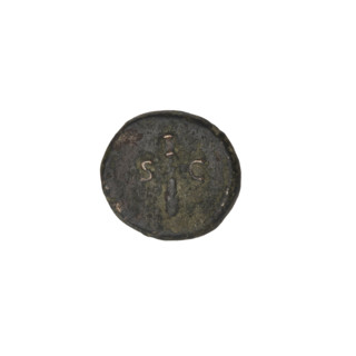 Quarter, Trajan (53–117; Roman emperor 98–117). Obverse: head of Hercules in a laurel wreath facing