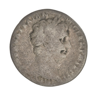 Cistophore of Trajan (53–117; Roman emperor 98–117). Obverse: head of Trajan in laurel wreath