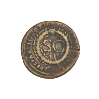 Trajan (53–117; Roman Emperor 98–117). Coin (Cyprus), 114–117. Obverse: head of Trajan in radiant