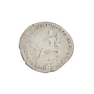 Denarius, Hadrian (76–138; Roman emperor 117–138). Obverse: Hadrian's head right, laurel wreath in
