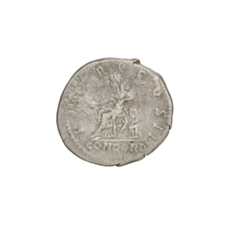 Denarius, Hadrian (76–138; Roman emperor 117–138). Obverse: Hadrian's head to the right, laurel