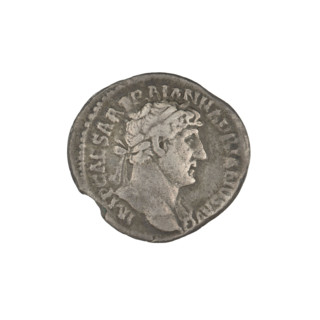 denarius, Hadrian (76–138; Roman emperor 117–138), Obv.: Hadrian's head to the right, laurel wreath