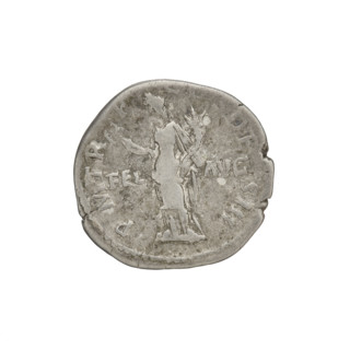 Denarius, Hadrian (76–138; Roman emperor 117–138). Obverse: Hadrian's head right, laurel wreath;