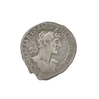 Denarius, Hadrian (76–138; Roman emperor 117–138). Obverse: Hadrian's head to the right, laurel