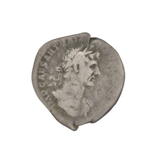 Denarius, Hadrian (76–138; Roman emperor 117–138). Obverse: Hadrian's head facing right,