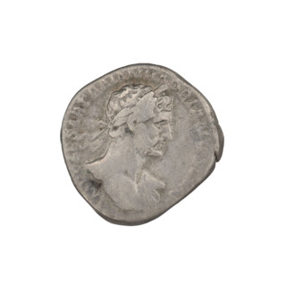 Denarius, Hadrian (76–138; Roman emperor 117–138). Obverse: Hadrian's head to the right, laurel