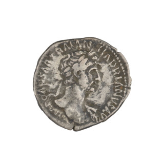 Denarius, Hadrian (76–138; Roman emperor 117–138). Obverse: bust of Hadrian facing right, laurel
