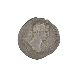 Denarius, Hadrian (76–138; Roman emperor 117–138). Obverse: Hadrian's head to the right, laurel