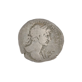 Denarius, Hadrian (76–138; Roman emperor 117–138). Obverse: Hadrian's head to the right, laurel