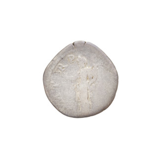 Denarius, Hadrian (76–138; Roman emperor 117–138). Obverse: bust of Hadrian right, laurel wreath in