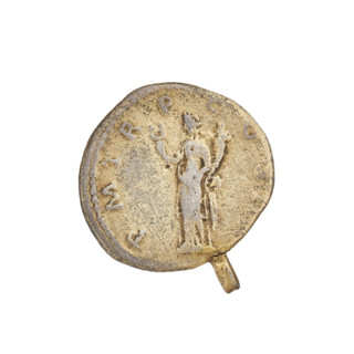 Denarius, Hadrian (76–138; Roman emperor 117–138). Obverse: head of Hadrian right, laurel wreath in