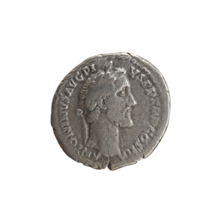 Denarius, Antoninus Pius (86–161; Roman emperor 138–161), issuer: Antoninus Pius. Obverse: Head of