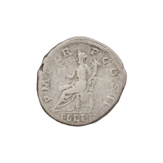 Denarius, Hadrian (76–138; Roman emperor 117–138). Obverse: bust of Hadrian right, laurel wreath in