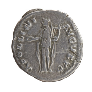 Denarius, Antoninus Pius (86–161; Roman emperor 138–161), issuer: Antoninus Pius; subject: Apollo