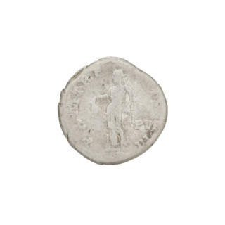 Denarius, Hadrian (76–138; Roman emperor 117–138). Obverse: bust of Hadrian right, laurel wreath in
