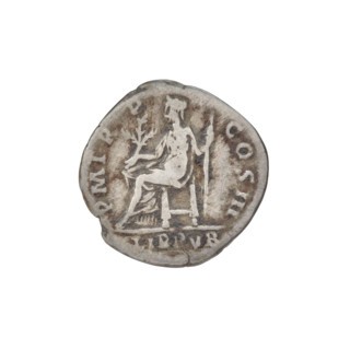 Denarius, Hadrian (76–138; Roman emperor 117–138). Obverse: bust of Hadrian right, laurel wreath in