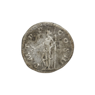 Denarius of Hadrian (76–138; Roman emperor 117–138), 119–122, Rome. Obverse: bust of Hadrian facing