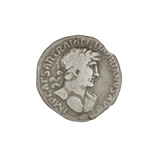 denarius, Hadrian (76–138; Roman emperor 117–138); Obv.: bust of Hadrian right, laurel wreath in
