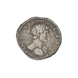 Denarius, Hadrian (76–138; Roman emperor 117–138). Obverse: Hadrian's head to the right, laurel