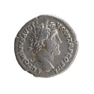 Denarius of Antoninus Pius (86–161; Roman Emperor 138–161), ca. 140–144. Obverse: head of Antoninus