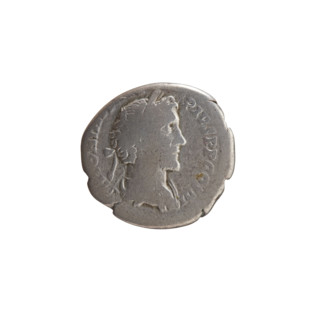 Denarius of Antoninus Pius (86–161; Roman emperor 138–161), c. 140–144. Silver coin. Obverse: Bust