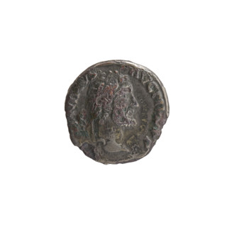 Denarius (subaerate), Antoninus Pius (86–161; Roman emperor 138–161), issuer; obverse: head of