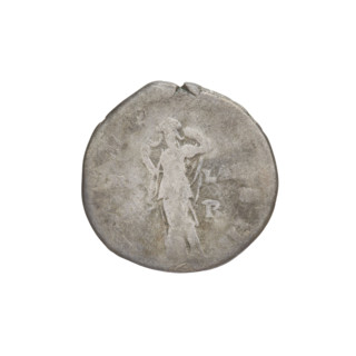 denarius, Hadrian (76–138; Roman emperor 117–138); Hilaritas (personification); laurel wreaths,