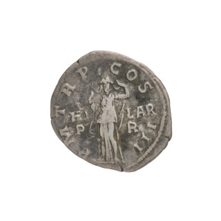 Denarius, Hadrian (76–138; Roman emperor 117–138). Obverse: bust of Hadrian with laurel wreath and