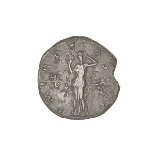 Denarius, Hadrian (76–138; Roman emperor 117–138). Obverse: bust of Hadrian with laurel wreath and