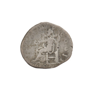 Denarius, Hadrian (76–138; Roman emperor 117–138). Obverse: bust of Hadrian with laurel wreath and