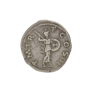 Denarius, Hadrian (76–138; Roman emperor 117–138). Obverse: bust of Hadrian with a laurel wreath