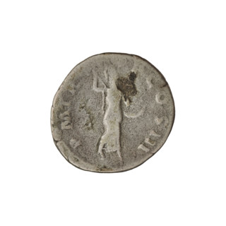 Denarius, Hadrian (76–138; Roman emperor 117–138). Obverse: bust of Hadrian with laurel wreath