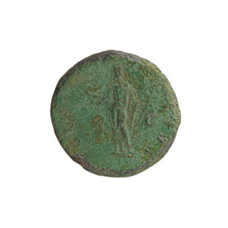 Dupondius of Antoninus Pius (reigned 138–161), struck 140–144. Obverse: head of Antoninus Pius in