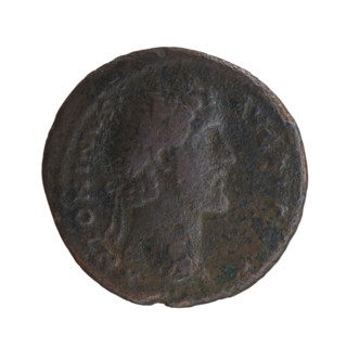 Antoninus Pius (86–161; Roman emperor 138–161), issuer. Obverse: head of the emperor in a laurel