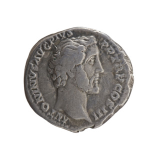 Denarius, Antoninus Pius (86–161; Roman emperor 138–161), issuer: Antoninus Pius. Obverse: Head of