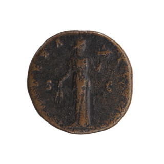 Sestertius, Antoninus Pius (86–161; Roman emperor 138–161), issuer: Antoninus Pius. Obverse: Head