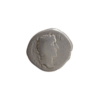 Denarius of Antoninus Pius (86–161; Roman emperor 138–161), personifications; obverse: head of