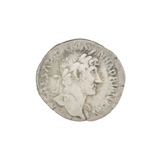 Denarius, Hadrian (76–138; Roman emperor 117–138). Obverse: Bust of Hadrian with laurel wreath