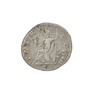 Denarius, Hadrian (76–138; Roman emperor 117–138). Obverse: Bust of Hadrian with laurel wreath
