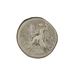 Denarius, Hadrian (76–138; Roman emperor 117–138). Obverse: Bust of Hadrian with laurel wreath