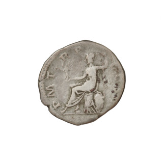 Denarius, Hadrian (76–138; Roman emperor 117–138). Obverse: Bust of Hadrian with laurel wreath