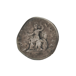 denarius, Hadrian (76–138; Roman emperor 117–138); Obv.: Bust of Hadrian with laurel wreath facing